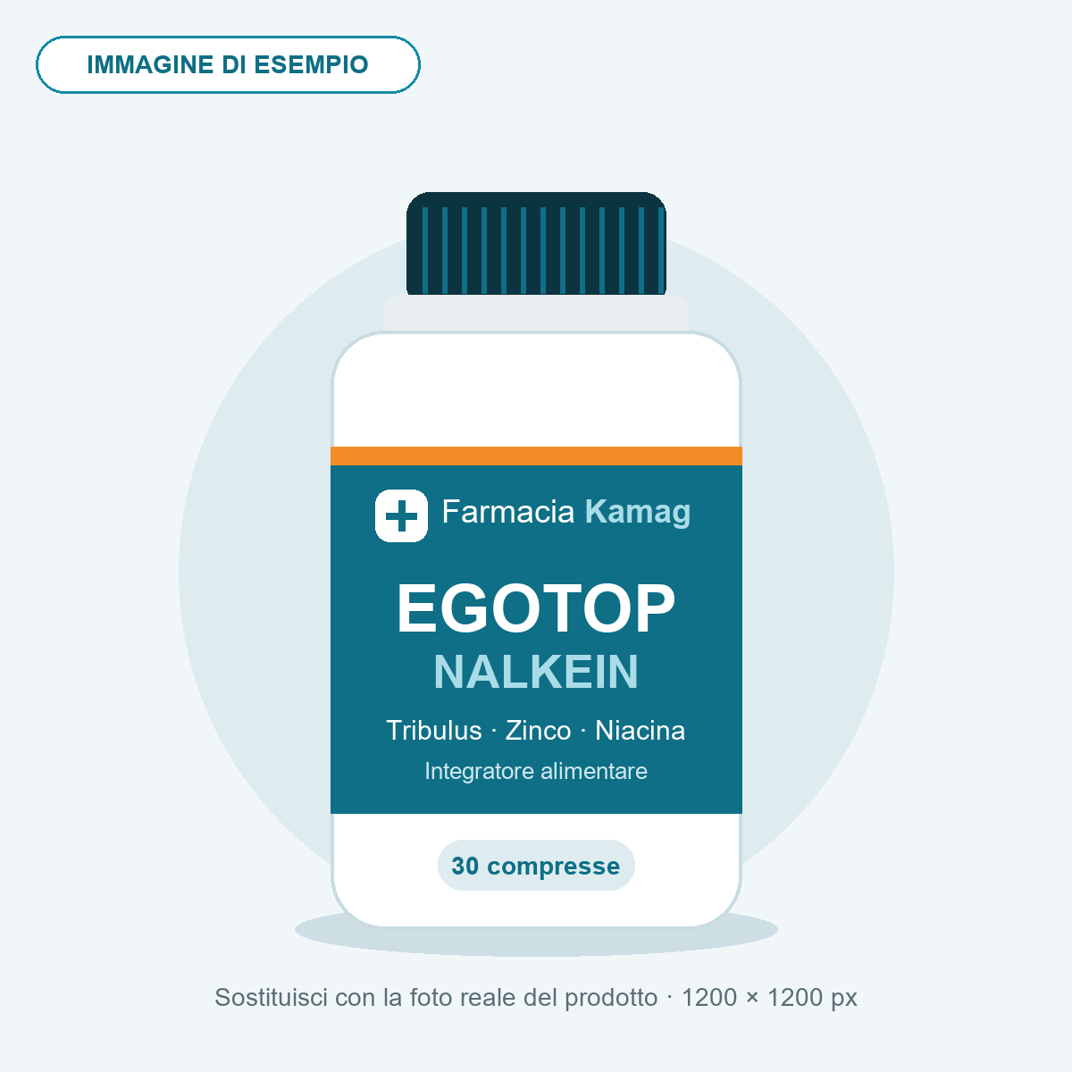 Egotop — Energia e Vitalità per l'Uomo · 30 compresse